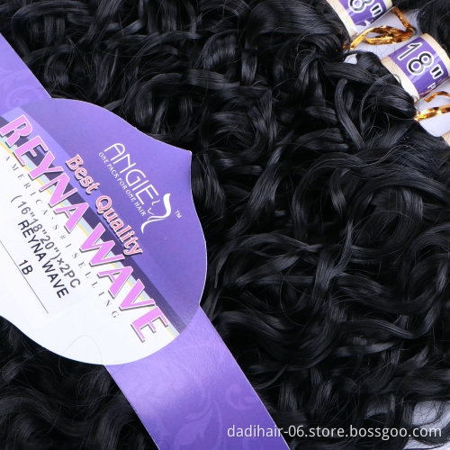 xuchang dadi factory wholesale curly synthetic weave hair packs,heat resistant fiber synthetic hair braids extensions